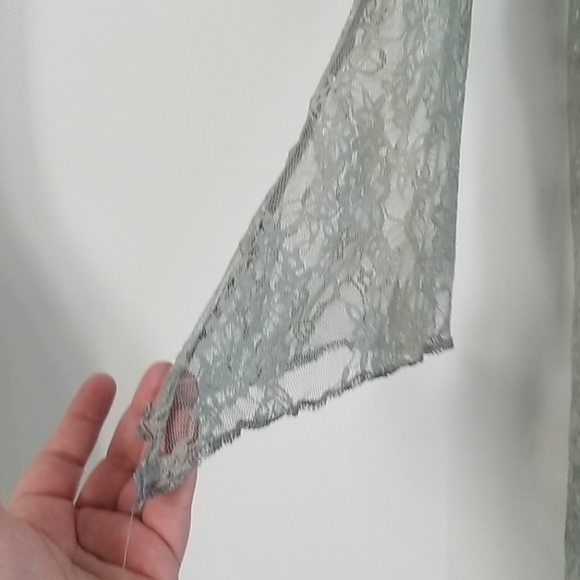 Grey boho gypsy lace kimono - Picture 4 of 4